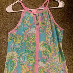 LILLY PULITZER CAMI TOP 100% Silk